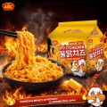 Korean Spicy Chicken Cheese buldak 400gm 5 pieces pack noodles.