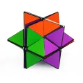 2 in 1 Yoshimoto Cube Magic Cube Infinite Cube Toy Relax Puzzel Game for Children Adults EDC Double Star Flexicube. 