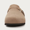 YAEA Men Women's Fashion Suede Mules Slippers Classic Retro Clogs Cork Insole Sandals With Arch Support New Outdoor Mules Shose. 