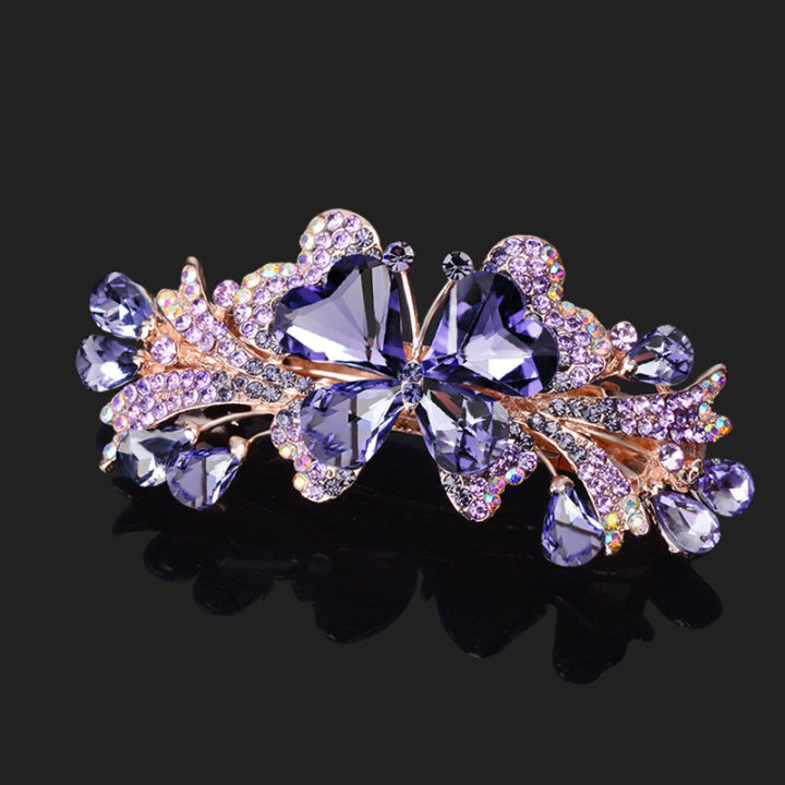 New%20Korean%20Colorful%20Crystal%20Butterfly%20Spring%20Hairpin%20Zircon%20Alloy%20Top%20Clip%20Horizontal%20Clip%20Elegant%20Women's%20Fashion%20Hair%20Jewelry%20-%20Image%207