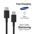 Samsung Cable Type C P​D USB C To USB C 25/45W Super Fast Charging USB Cable - Black & White. 