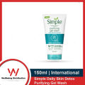 Simple Face Wash - Daily Skin Detox Purifying Facial Gel Wash - 150ml (International). 