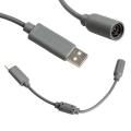 Converter Adapter Wired Controller PC USB Port Cable for Xbox 360 New (Grey). 