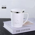Leak-Proof Portable stainless steel mug Portable 304 Stainless Steel Lid Leak proof coffee mug 350ml Handle Handle coffee cup. 
