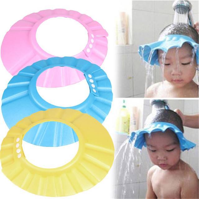 Baby%20%20Bath%20Shower%20Cap%20Protect%20Baby%20from%20shampoo%20water%20sun%20Adjustable%20Baby%20Bath%20Shower%20Cap%20-%20Image%203