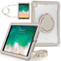 For iPad Air / Air 2 / 9.7 2018 / 2017 Heavy Duty Hybrid Tablet Case with Handle & Strap.