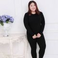 Lingerie For Women Thermal Underwear Suit Women Clothing Autumn Long Johns Solid Warm Winter Girls Underwear Plus Size M-5XL. 