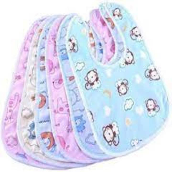 Baby Bibs Apron for Baby Cotton Bibs Multicolor - 1pcs
