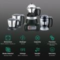 Panasonic MX-AE475 Mixer Grinder, Monster 2000W Super Mixer Grinder with 3 Stainless Steel Jars & 1 Juicer Extractor, Mixer Grinder & Blender Machine for Kitchen Black & Red Color Variant.