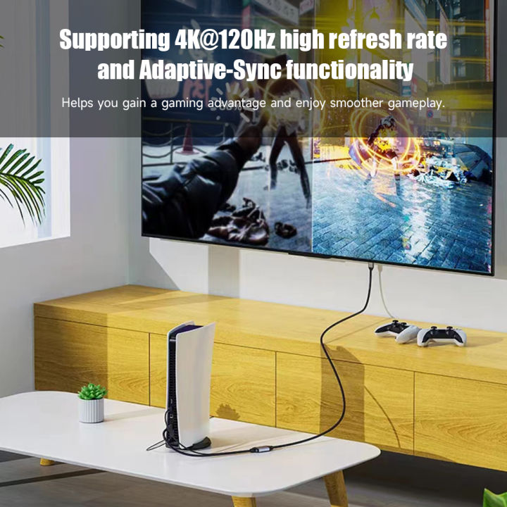 8K%20HDMI%202.1%20to%20DisplayPort%201.4%20Adapter%20HDMI%20to%20DP%20Cable%208K30Hz%204K120Hz%20HDMI%20Source%20to%20Display%20Port%20Monitor%20Video%20Converter%20Cable%20-%20Image%204