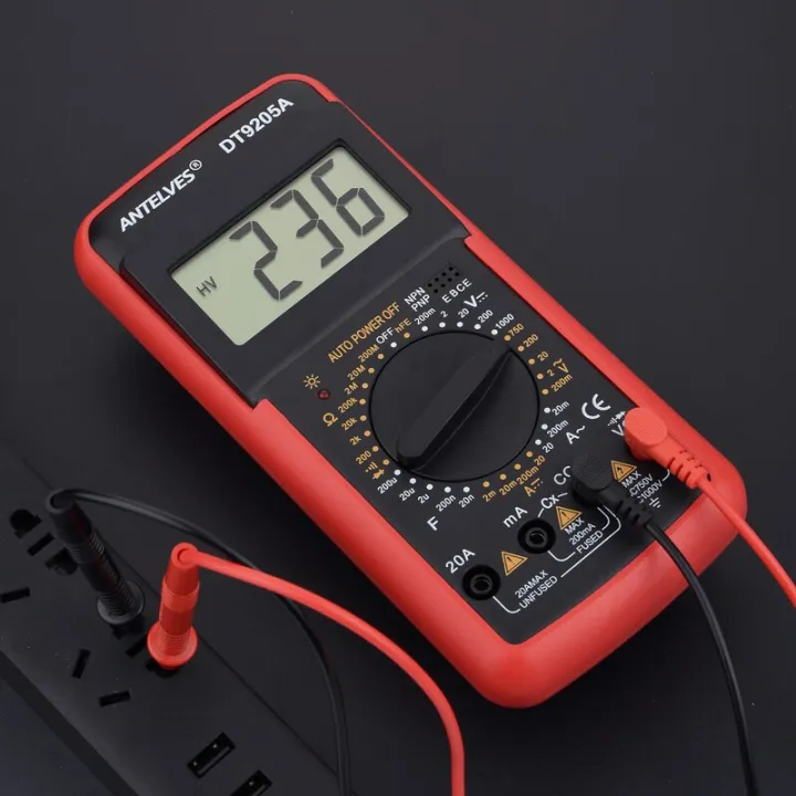 DT9205A%20Professional%20Multimeter%20Digital%20DC%20Voltage%20Amp%20Transistor%20Tester%20Ohm%20hFE%20Capacitance%20DMM%20Multimetro%20Electrical%20Tools%20-%20Image%204