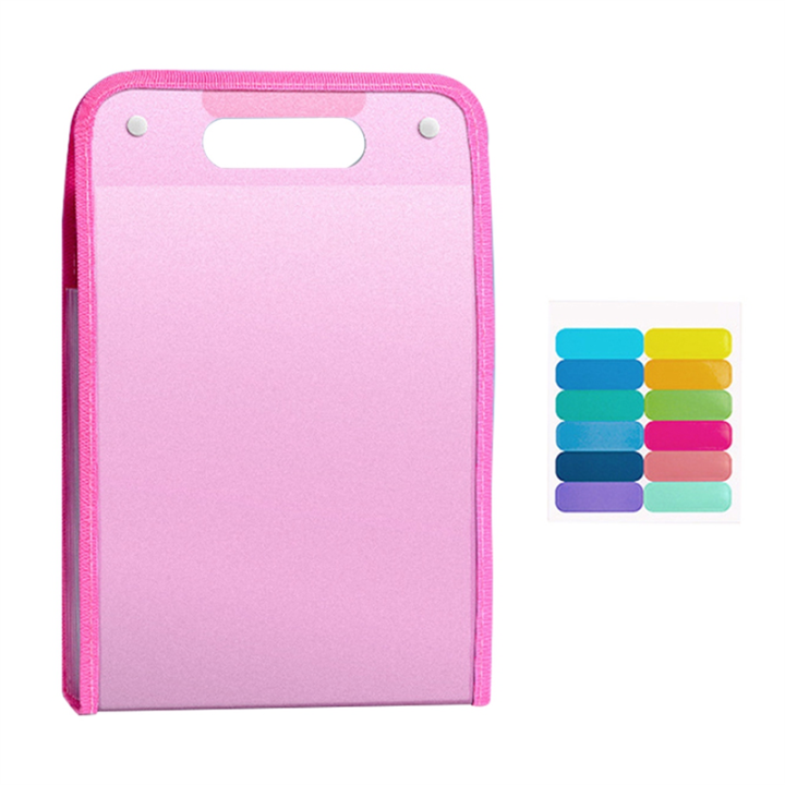 4Pcs%20A4%20File%20Folders,%20Vertical%20A4%20File%20Organizer%20with%20Handle%20with%20Portable%2013%20Pockets%20for%20Student,%20Business%20Durable%20Easy%20to%20Use%20Blue+Pink+Green+White%20-%20Image%203