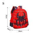 3D three-dimensional cartoon spider schoolbag set of children's schoolbag cute boys cartoon shoulder bag. 