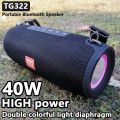 40W TG BoomBox High Power Waterproof Bluetooth Speaker Portable Sound Column Computer Subwoofer Radio Music Center Caixa De Som.