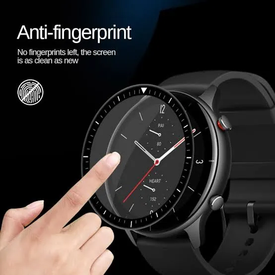 Amazfit GTR 2  - Smart Watch Screen Protector Plastic Film for Amazfit GTR 2   Full Cover (Not Glass)