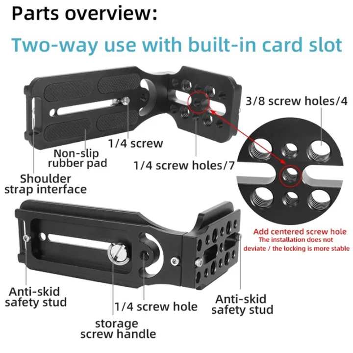 Foldable%20Universal%20Camera%20L%20Bracket%20Release%20L%20Plate%20Quick%20Release%20Plate%201/4%20in%20Screw%20Compatible%20for%20-%20Image%207