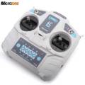 MicroZone MC6C Mini V2 – 2.4GHz 6CH Controller & Receiver Radio System for RC Airplanes, Drones, Multirotor Helicopters, and Boats. 