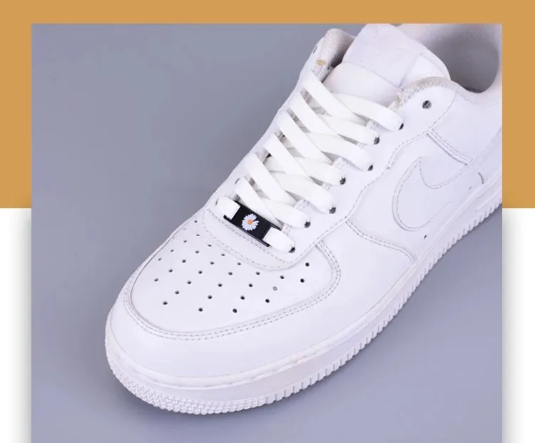 1Pair Fashion Shoe Charms Quality Metal Shoe laces Decorations AF1