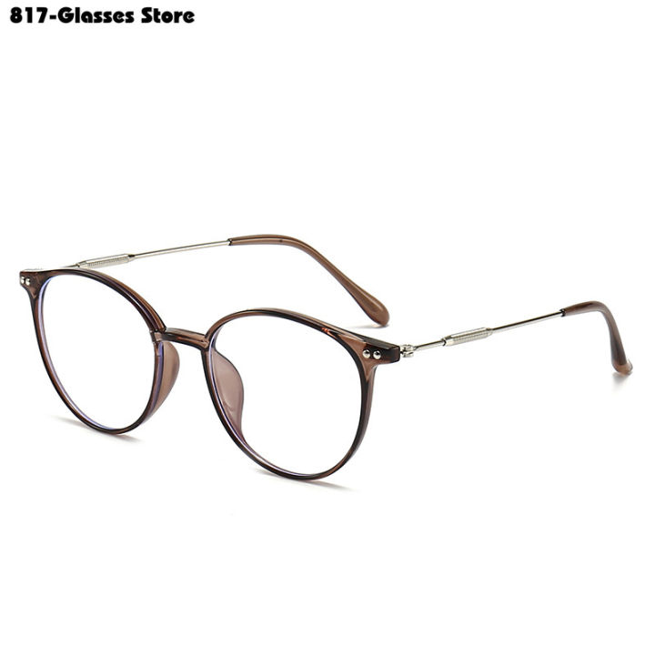 Blue%20Light%20Glasses%20Computer%20Glasses%20Eyeglasses%20Popular%20Oval%20Mirror%20Frame%20for%20Men%20and%20Women's%20-%20Image%205