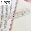 1/3Pcs 15Cm Cute Cartoon Pattern Straight Ruler Kawaii Stationery Funny Drawing Gift Office School Measuring Drawing. 