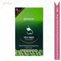 Groome Tea Tree Purifying & Deep Cleansing Nose Strips (6 pieces) blackhead whitehead removing excess oil control pore minimizing easy-to-use one strip solution.