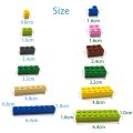 DIY Building Blocks Thick Transparent Figures Bricks Educational Creative Toys for Children Gifts Size Compatible With Brand. 