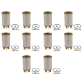 10X Fuel Filter Part Number 16403-4KV0A Fuel Filter Elements Fuel Water Separator for Navara Np300.