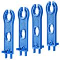 4PCS Solar Connector Tool Wrenches, Solar Panel Connector Assembly Tool for MC4 Connectors, Plastic Solar Wrench Spanner.
