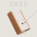 LED Motion Sensor Induction Night Lights Wooden Wireless USB Rechargeable Wall Lamp for Bedroom Kitchen Corridor Stairs Lighting.