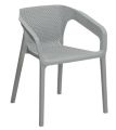 Stylee Cafe Arm Chair Gray.