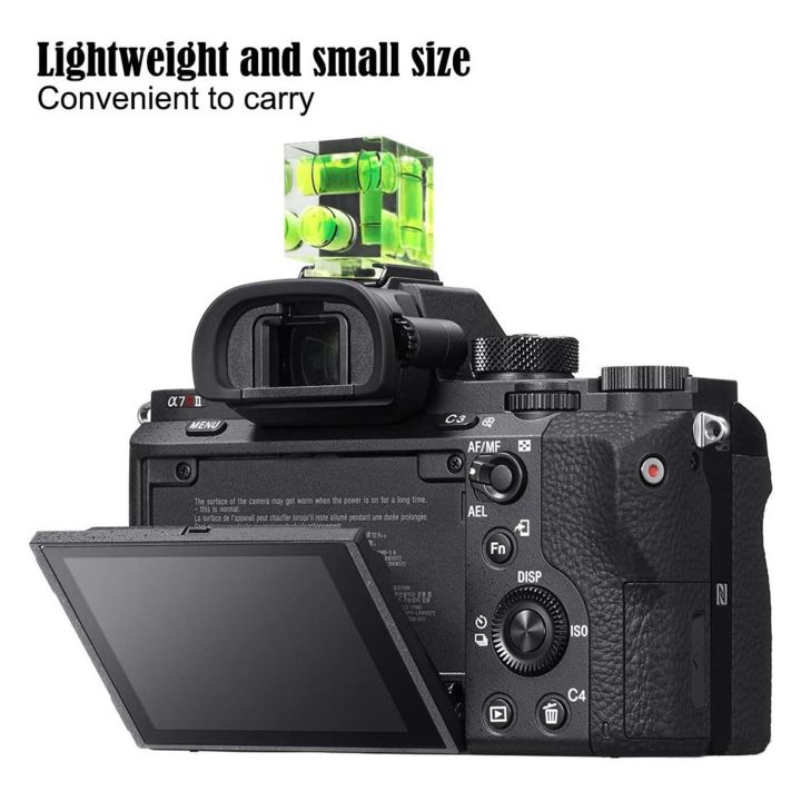 Triple%203%20Axis%20Hot%20Shoe%20Bubble%20Spirit%20Level%20Compatible%20for%20DSLR%20Camera%20(2%20Pack)%20-%20Image%204