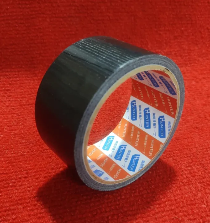 Rexene%20Tape%20BLACK%20Polyethylene%20Cloth%20Tape%202%20Inch%20Tape%2050mm%20Tape%2010M%20Long%20Industrial%20Cloth%20Duct%20Tape%20%20Adhesive%20Black%20Tape%202%20Inch%20Polythene%20Cloth%20Tape%202%20Inch%20Binding%20Tape%20-%20Image%202