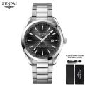100%Original ZUNPAI Watch For Men Waterproof Stainless Steel Fashion Luxury Men Watches Waterproof Luminous Quartz WristWatch.