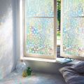 Window Privacy Film Stained Glass Window Clings 3D Rainbow Decorative Stickers Non Adhesive Static Vinyl Frosted.