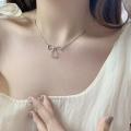 Trendy Bowknot Necklace for Women, Adjustable Length, Minimalist Design. 