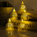 1/5/10Pcs Candy Castle LED Candle Light Flameless Lamp Electronic Night Lights Home Party Wedding Decor. 