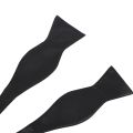 tie satin bow tie for men - black.