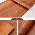 Wood Grain Self Adhesive 4x2 Feet  Furniture Stickers PVC Wallpaper cabinets Gloss Film Vinyl Counter Top Decal 8 sqf. 