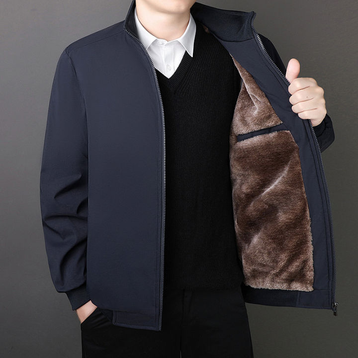 High-End%20Administrative%20Cotton-Padded%20Coat%20Men's%20Middle-Aged%20and%20Elderly%20Dad%20Jacket%20Men's%20Jacket%20Cotton%20and%20Thickening%20Warm%20Stand%20Collar%20Casual%20Cotton-Padded%20Coat%20-%20Image%202