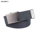 【DM bag factory Store】mens Canvas Belt Cotton Leisure Outdoor Luxury Belts Top quality Multi-color Optional Big Size 120CM Belts. 
