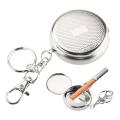 2-in-1 Portable Ashtray Keyring Pocket Mini Ashtray Perfect for Travel Vehicle Ashtray Ash Holder. 