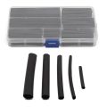 ARELENE 300Pcs Wire Black Case Set Heat Shrink Tubing Wrap Tube Assorted Sleeves.