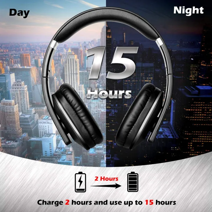 August%20EP650%20Bluetooth%20Wireless%20Headphones%20with%20Mic/Multipoint/NFC%20Over%20Ear%20Bluetooth%204.2%20Stereo%20Music%20aptX%20Headset%20for%20TV,Phone%20-%20Image%202