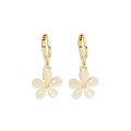 Exquisite Opal Flower Earrings Fashion Sweet Small Fresh Earrings for gilrs for women low price. 