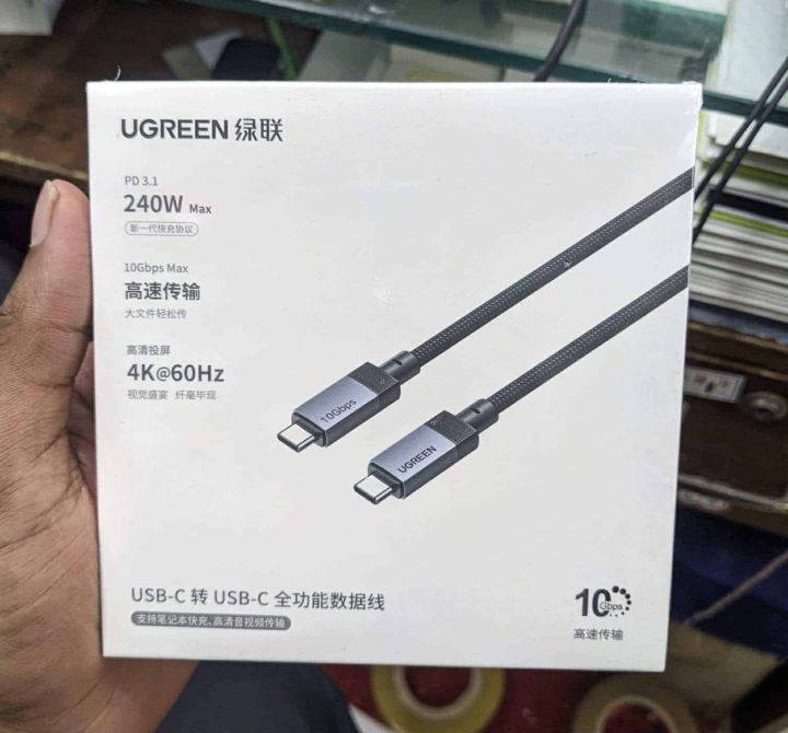 UGREEN%20L701%20240W%20USB%20C%20Cable%2010Gbps%20USB%203.1%204K%2060Hz%20Video%20Output%20Fast%20Charging%20-%20Image%208