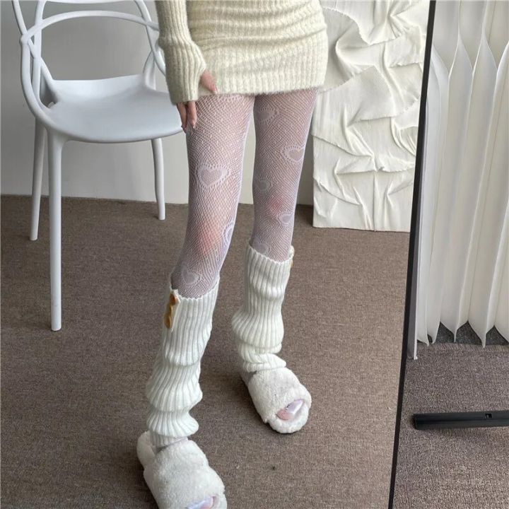 Women%20White%20heart%20Fishnet%20Lace%20Pantyhose%20Gothic%20Punk%20Harajuku%20Heart%20Dot%20Jacquard%20Patterned%20Sheer%20Tights%20Mesh%20Stockings%202022%20New%20Vnce%20-%20Image%202