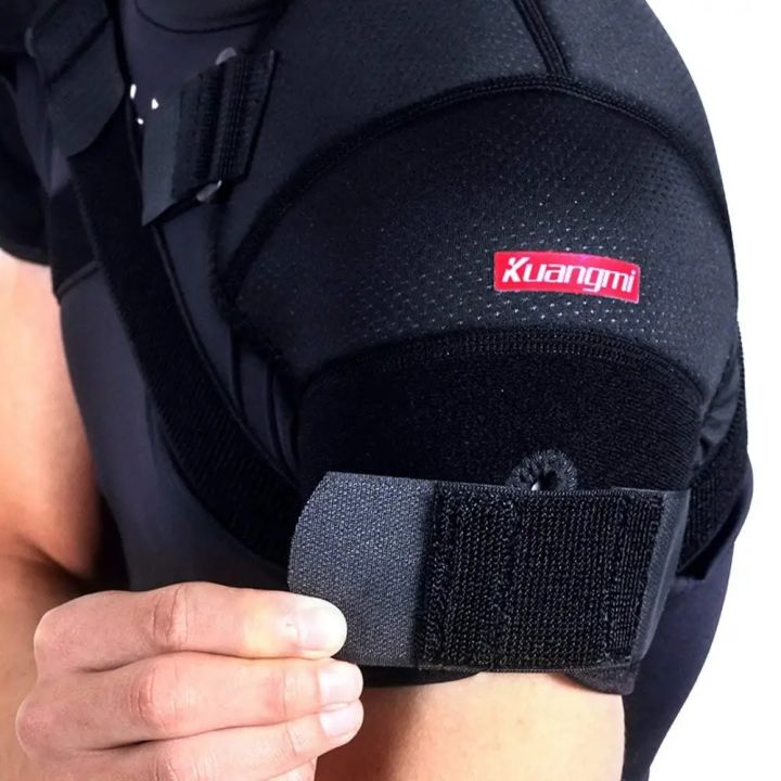 Kuangmi%207K-foam%20Double%20Shoulder%20Brace%20Adjustable%20Sports%20Shoulder%20Support%20Belt%20Back%20Pain%20Relief%20Double%20Bandage%20Cross%20CompressionSupports%20&%20Braces%20-%20Image%203