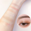 Two Colors Eyeshadow Palette Glitter Rose Pink Earth Color Shimmer Eye Shadow Long-lasting Natural Daily Makeup Tool.