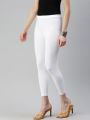 Comfortable Cotton Back Pocket Leggings Ties Pant for woman wide long length Jeggings. 