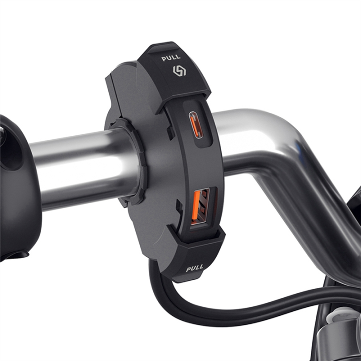 QC3.0%20Motorcycle%20USB%20Charger%2030W%20USB%20Fast%20Charger%20Waterproof%20Handlebar%20Mounting%20Bracket%20Charger%20for%20Bike%20Digital%20Camer%20-%20Image%204
